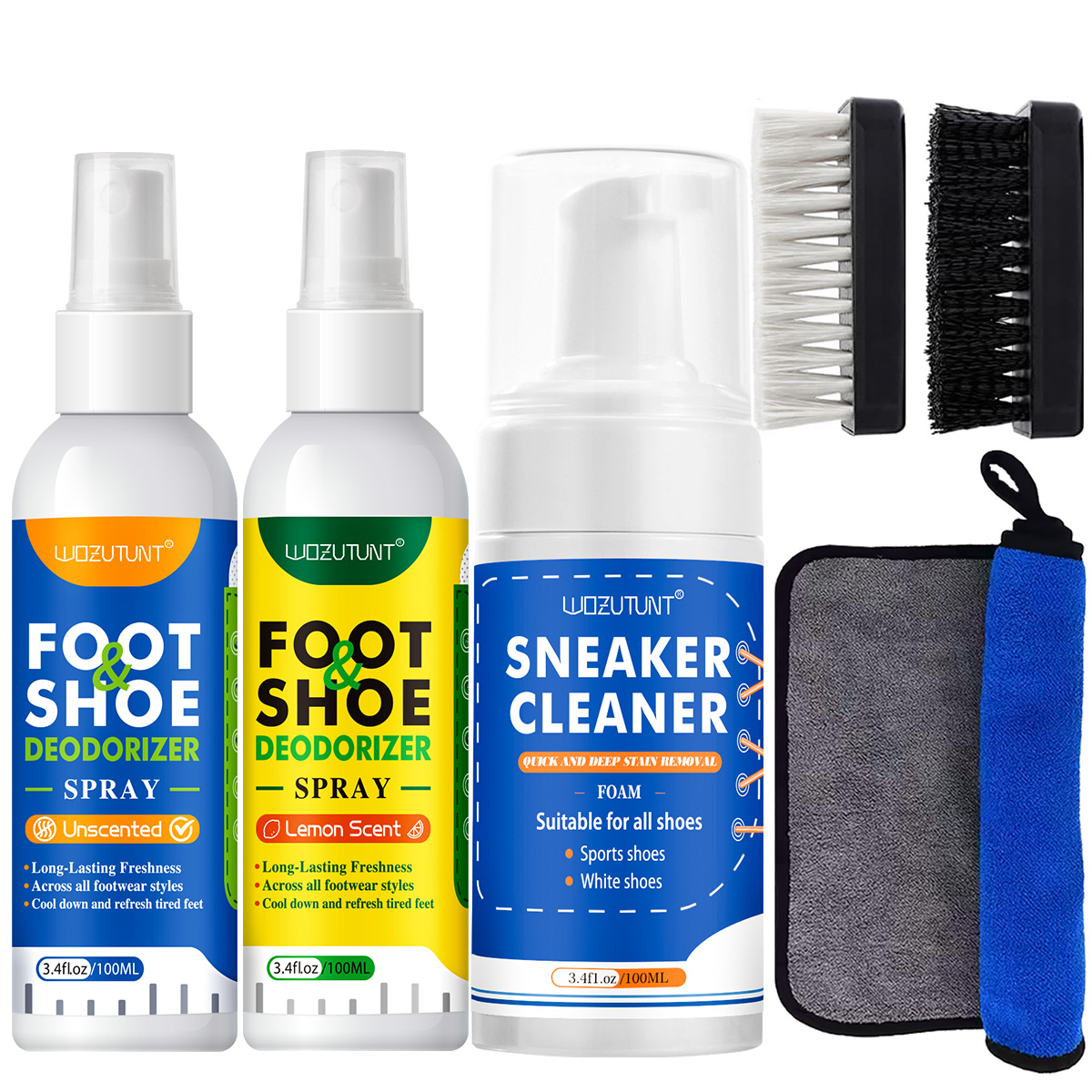 Shoe Cleaning Brush - WOZUTUNT Spray o Spazzola o Asciugamano