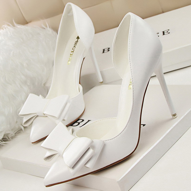 Shoe Tree - BIGTREE Scarpe Bow-nodo Donna Décolleté Stiletto