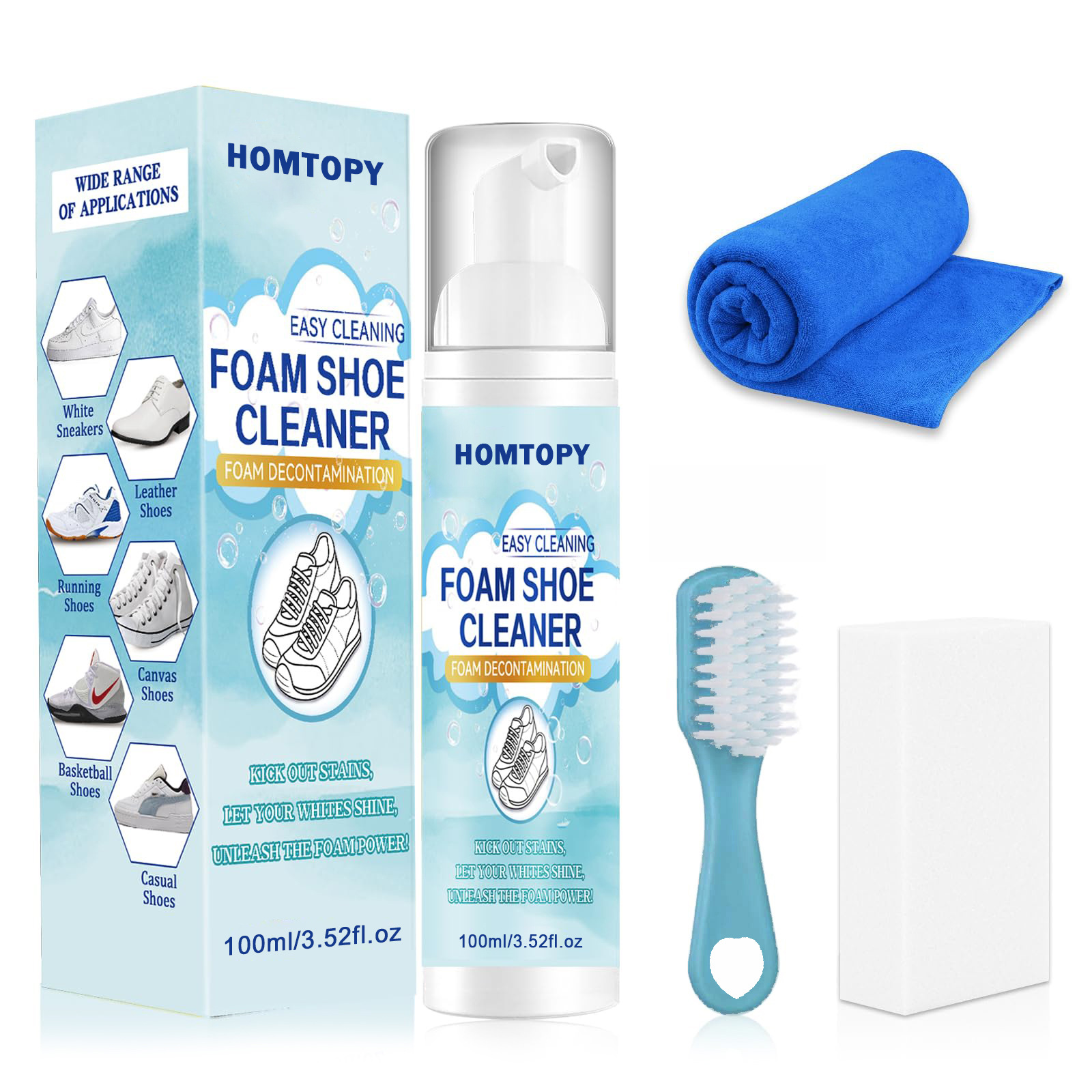 Sneaker Cleaner - Kit per la pulizia delle scarpe,