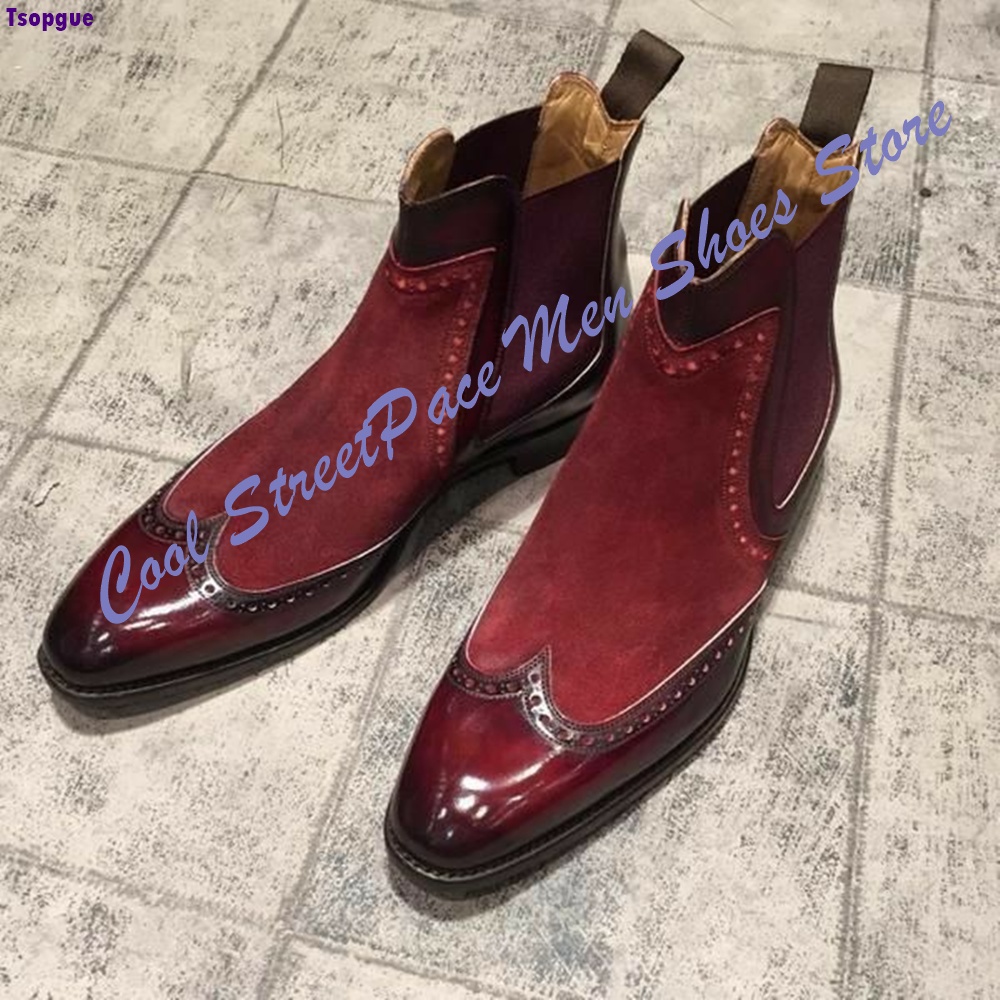 Stivali Chelsea Vintage Rossi  - Leather Shoe Polish recensione e prezzo