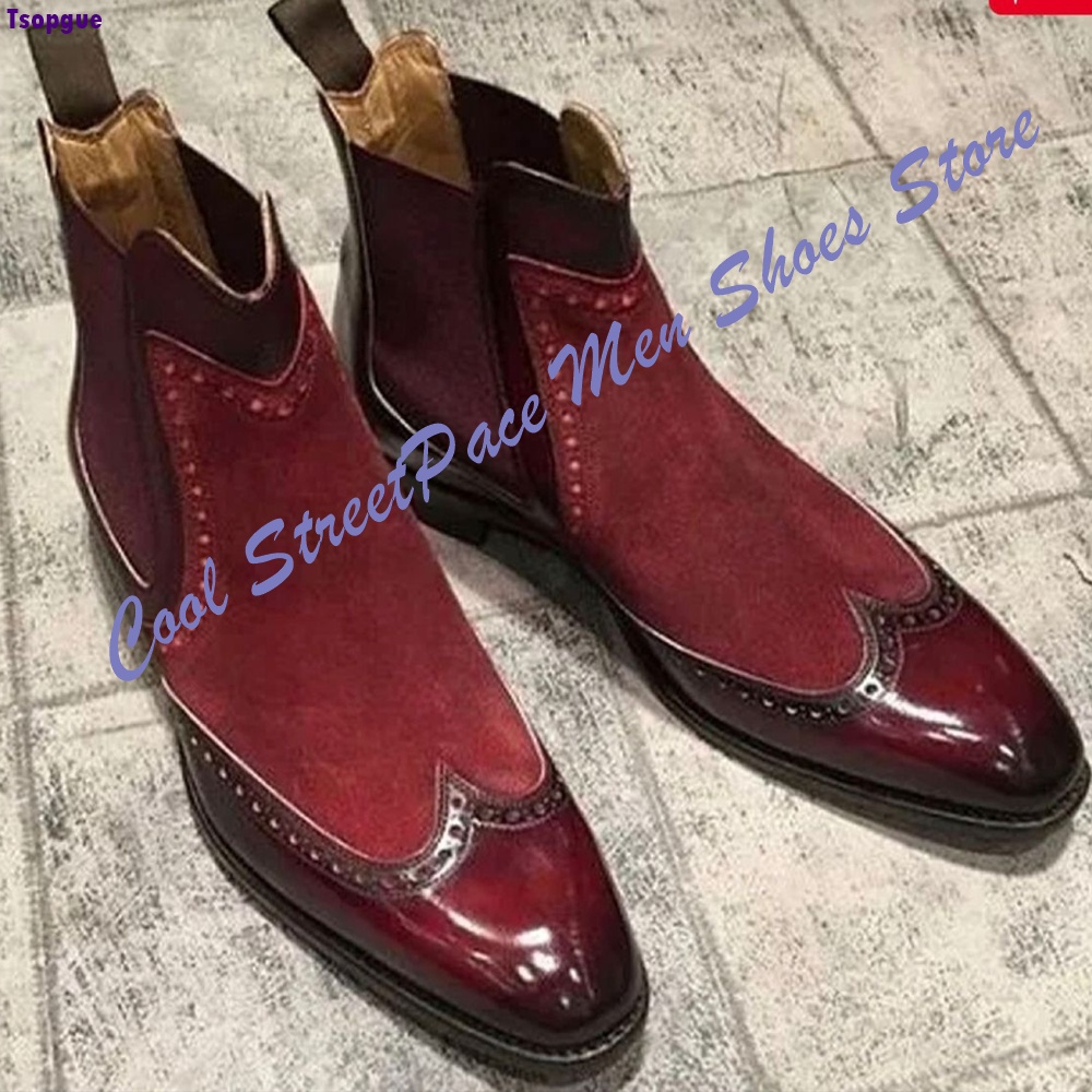 Stivali Chelsea Vintage Rossi  - Leather Shoe Polish recensione e prezzo