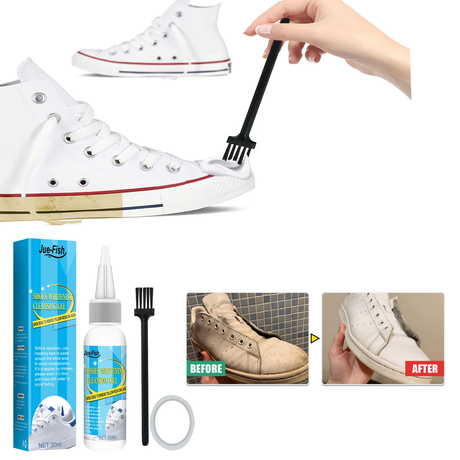 Scarpe bianche Gel per la puli - Sneaker Cleaner recensione e prezzo